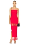 Superdown Gemma Maxi Dress In Red