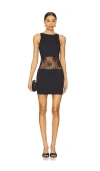 Superdown Gemmie Mini Dress In 黑色