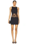 Superdown Gemmie Mini Dress In Black