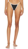 Superdown Gianna Bikini Bottom In Black & White