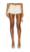 Superdown Gianna Micro Mini Shorts In White