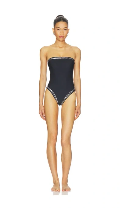 Superdown Hayden Studded One Piece In Blue