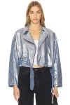 Superdown Hensely Jacket In Silver