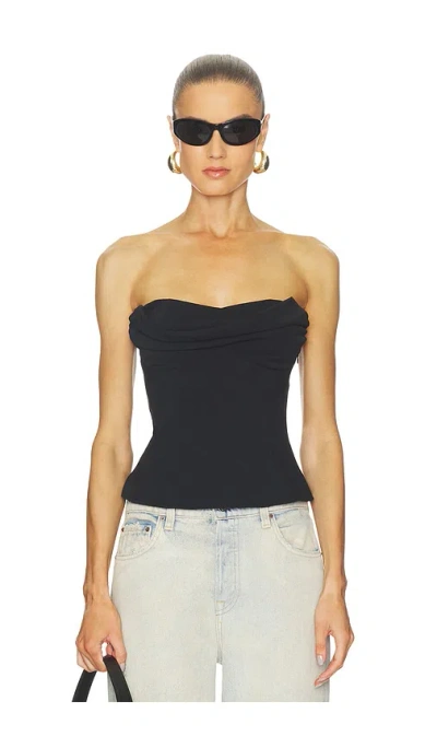 Superdown Hestia Strapless Top In Blue