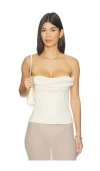 Superdown Hestia Strapless Top In White