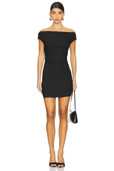 Superdown Hilton Mini Dress In Black