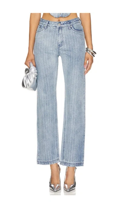Superdown Ileen Crystal Jean In Light Wash