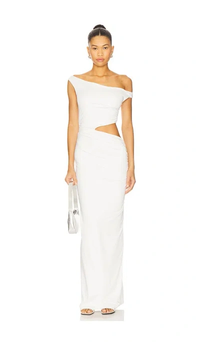 Superdown Isadora Maxi Dress In White