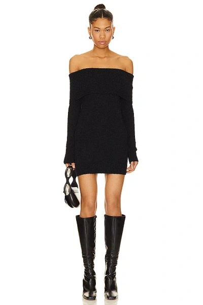 Superdown Isidore Sweater Dress In Black