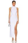 SUPERDOWN JANET SLIT MIDI DRESS