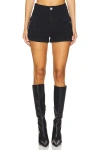 Superdown Janice Cargo Short In Black