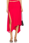 Superdown Jaqualina Midi Skirt In Red
