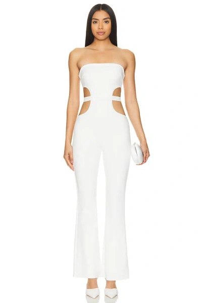 Superdown Jasna Jumpsuit In White