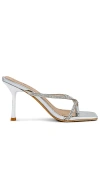Superdown Jenn Heel In Metallic Silver