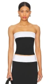 Superdown Jodie Top In 黑色
