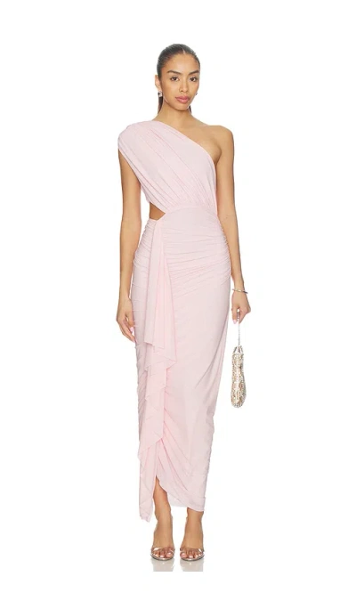 Superdown Juliet Midi Dress In Pink