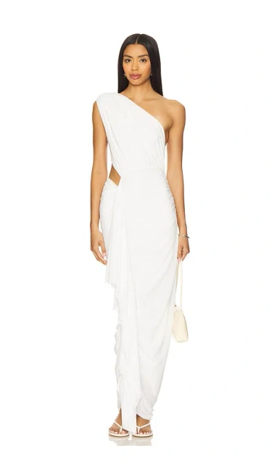 Superdown Juliet Midi Dress In White