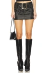 Superdown Juna Micro Skirt In Black