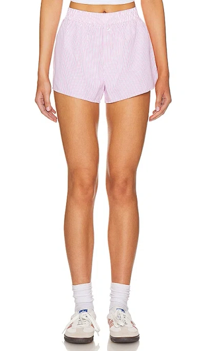Superdown Justine Relaxed Short In Pink