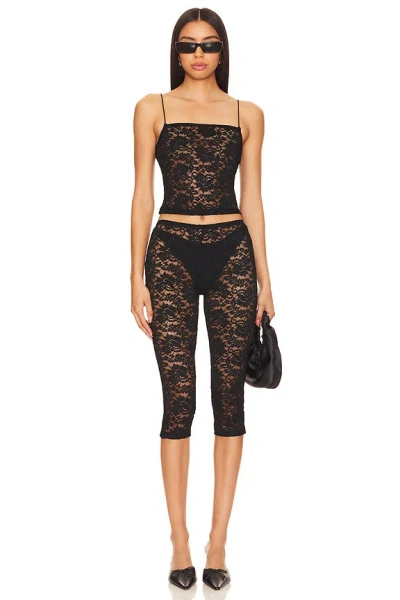 SUPERDOWN JUSTINE SHEER CAPRI SET