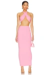 Superdown Kainda Skirt Set In Pink