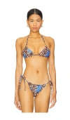 Superdown Kalia Bikini Top In Multi