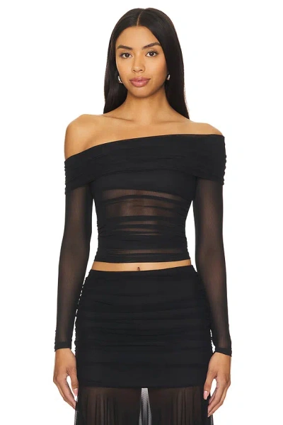 SUPERDOWN KAMI OFF SHOULDER TOP