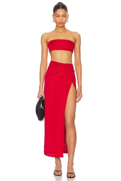 SUPERDOWN KAROLYNA MAXI SKIRT SET
