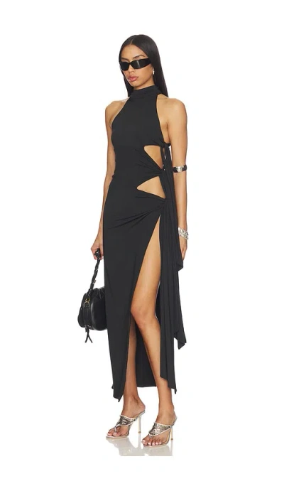 Superdown Kassanda Maxi Dress In Black