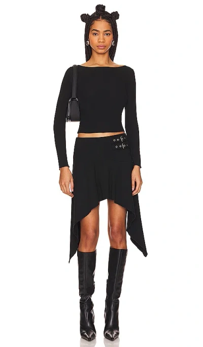 Superdown Katina Skirt Set In Black