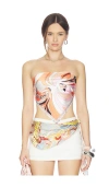 Superdown Klara Scarf Top In Multi
