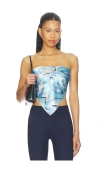 Superdown Klara Scarf Top In Multi