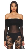 Superdown Koa Bodysuit In 黑色