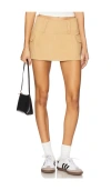 Superdown Kori Mini Skirt In 卡其