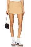Superdown Kori Mini Skirt In Khaki