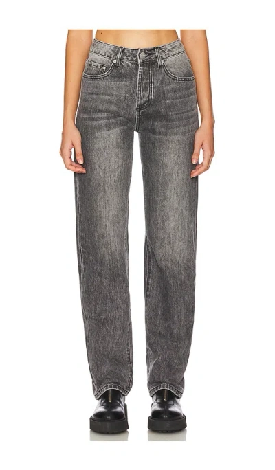 Superdown Lanie Jeans In Washed Grey