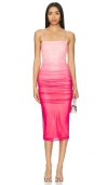 Superdown Lauryn Midi Dress In Pink
