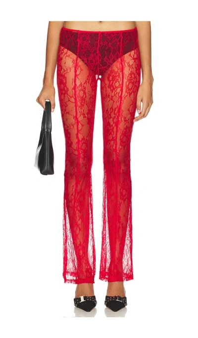 Superdown Leia Pant In Red