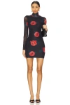 Superdown Liora Mini Dress In Rose Multi