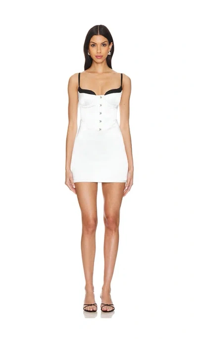 Superdown Livia Mini Dress In White