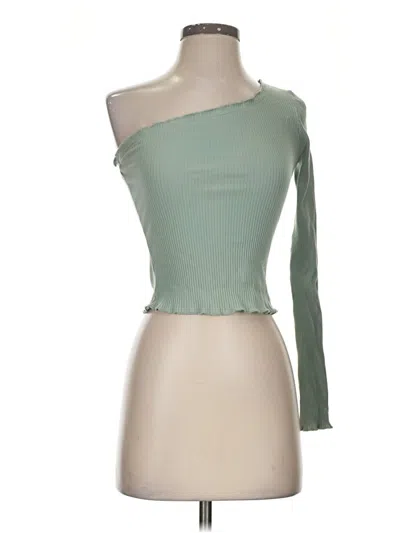 Pre-owned Superdown Long Sleeve T-shirt In Green