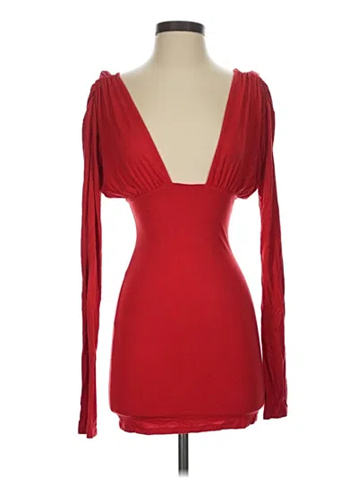 Pre-owned Superdown Long Sleeve T-shirt In Red