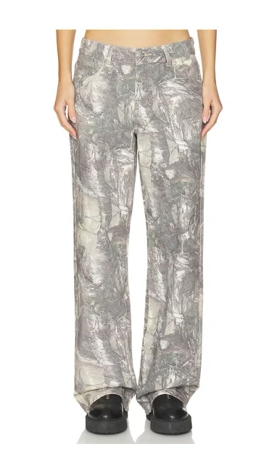 Superdown Lottie Camo Jean In Black