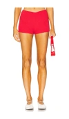 Superdown Luisa Frill Short In 红色