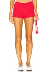 Superdown Luisa Frill Short In Red