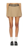 Superdown Maci Mini Skirt In Brown