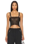 Superdown Mackenzie Crop Top In Black