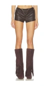 Superdown Mada Short In Brown