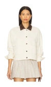 Superdown Madrigal Jacket In Cream