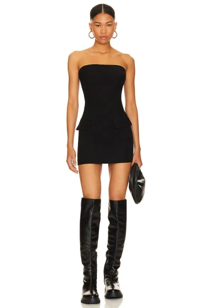 Superdown Mandy Mini Dress In Black